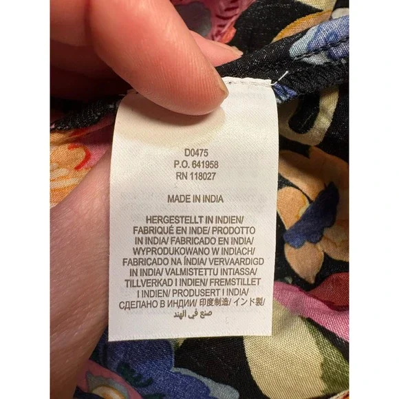 Boden Smocked Bodice Mini Dress Long Sleeve Gardenia Pop Balloon Sleeve - 2 - Picture 7 of 9